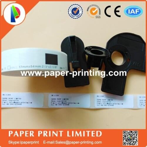 24X Rolls Brother Labels QL Printers Tapes DK11204 DK-11204 17mm*54mm*400pcs, oilproof, antifriction , free shipping