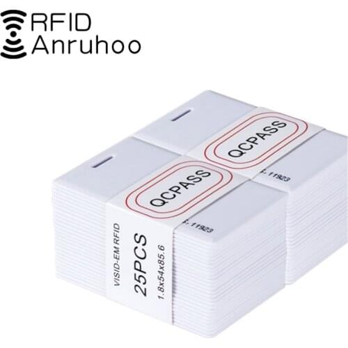 50PCS RFID Time Attendance Access Control Card EM/TK4100 Smart Chip 1.8MM 125Khz Authorized Read-Only Badge ID Key Tag
