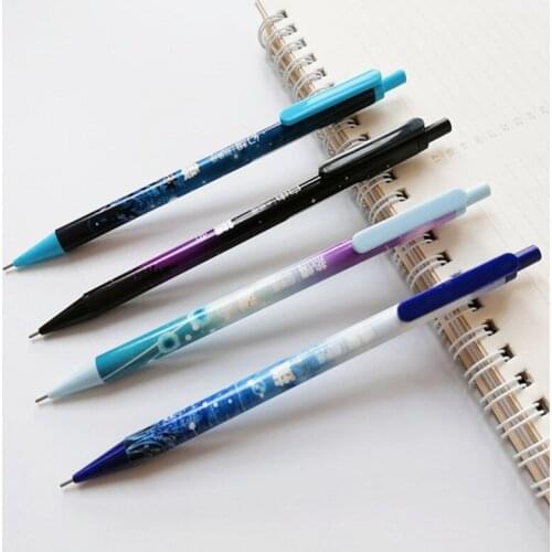 60pcs Plastic 0.5mm Automatic Pencil Student Office School Supply Writing Stationery Toy Twelve Constellation Mechanical Pencil