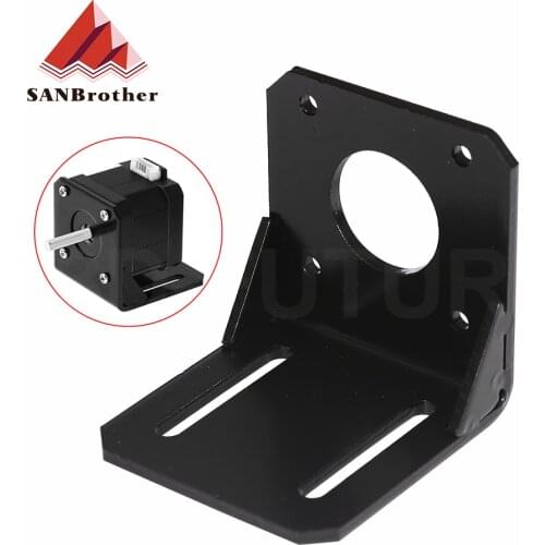 NEMA 17 Steppr Motor Accessories Bracket Support Mounting L Type Bracket Mount 42 Stepping Stepper Motor Nema17 Motor Holder