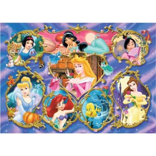 Full Square/Round Diamond Painting cartoon princess series 5d Diamond Embroidered Cross Stitch home decor chrismas gift
