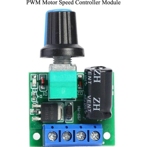 DC 5V-35V PWM Motor Speed Controller Module 5A 90W Low Voltage Regulator Switch Adjustable Drive Module Circuit Board Accessorie