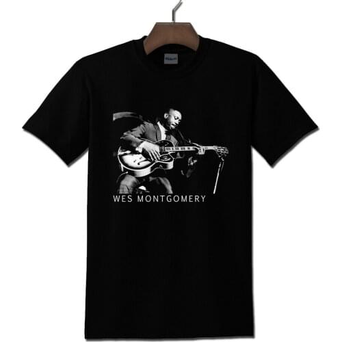 Wes Montgomery American Jazz Guitarist Black T-Shirt S - 5Xl Tee Shirt