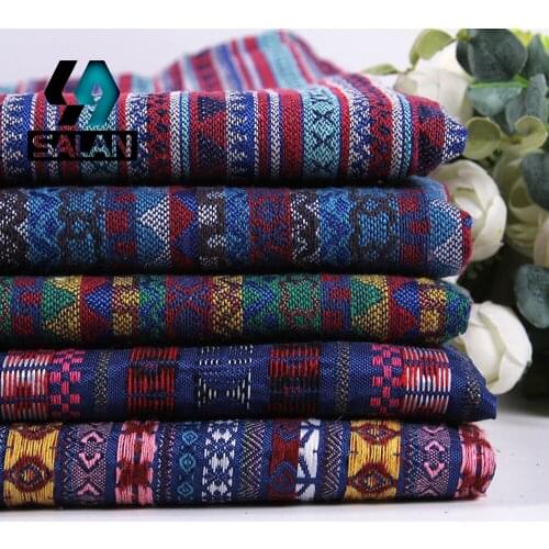 Hot Selling Yarn dyed cotton yarn dyed woven fabric cushion wave shaped sofa cloth shoe bags-010 free shipping