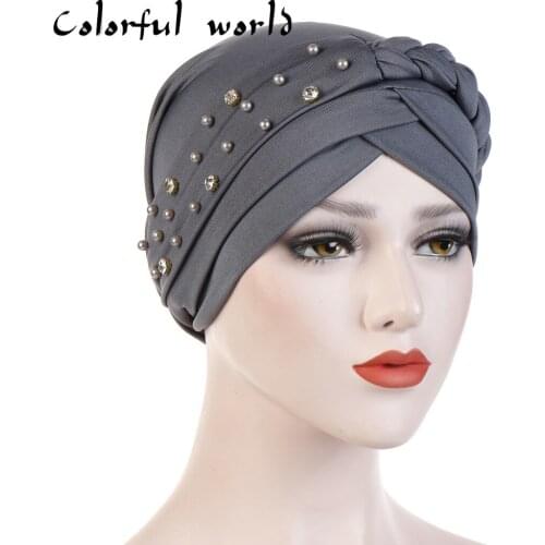 Women Muslim Hijab Scarf Inner Hijab Caps Ladies Islamic Cross Headband Turban Headwrap Hairband Women Muslim Hijab Headscarf