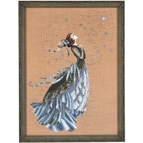 Beautiful Lovely Counted Cross Stitch Kit The Stargazer Star Fairy Goddess Wizard Nora