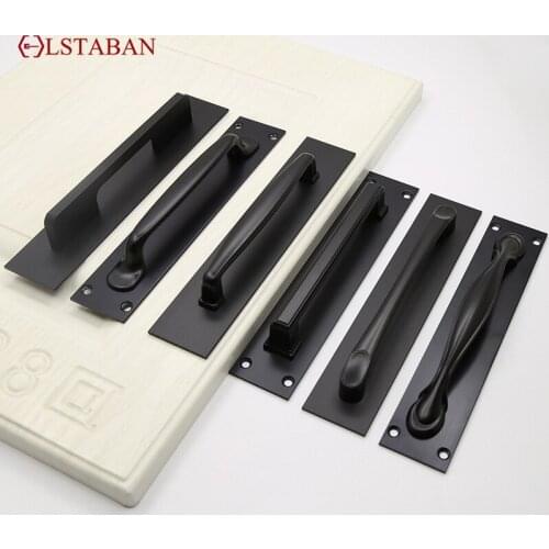LSTABAN Thickened Aluminum Alloy Punch-free Door Handle Sliding Glass Door And Window Door Handle Surface-mounted Handle