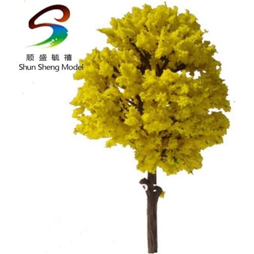 Model tree Plastic model tree high is 100mm