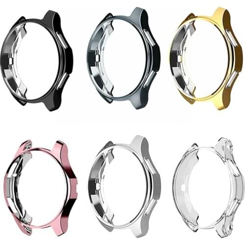 Fashion Silicone TPU Watch Case Soft Watch Case Holder Skin for Samsung Gear S3 Galaxy Watch 46Mm Protective Cover Film