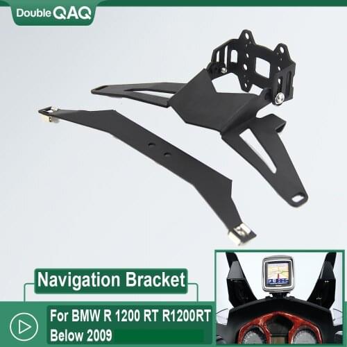 New For BMW R 1200 RT R1200RT Below 2009 Navigation Bracket Motorcycle GPS Navigator USB Charging Phone Holder