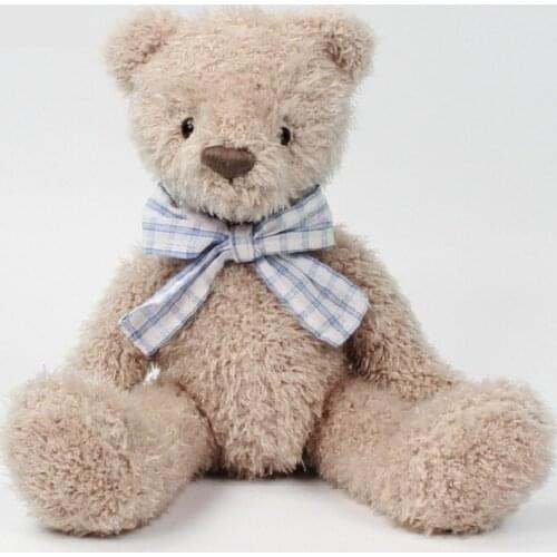 30cm The New Gentleman Bear Appeases Doll Childrens Girls Birthday Gift Plush Toy Bow Tie Stuffed Animals Doll