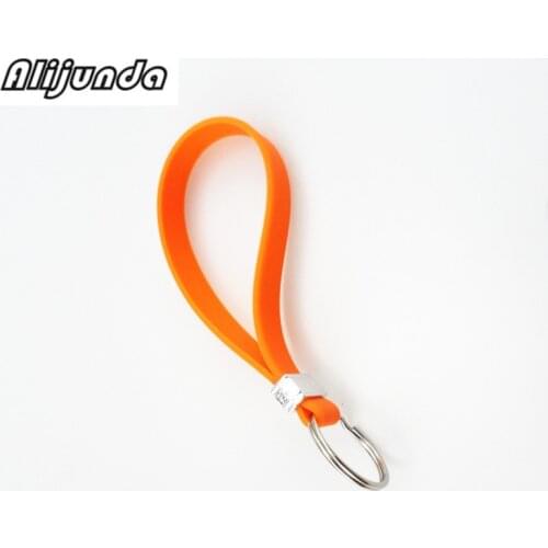 New silicone key long wristband bracelet key spoon portable key chain for Volkswagen vw POLO Tiguan Passat CC Golf GTI R20 R36