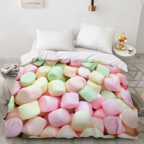 1 Pcs 3D Printed Spun Sugar Duvet Cover 240x220 King Size Printing NO Pillowcases And NO Sheets Home Textiles Comforter