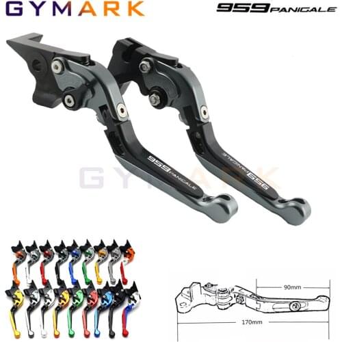 For Ducati 959 Ducati 2016 2017 2017 17 Colors CNC Adjustable Extendable Folding Bike Motorcycle Red Brake Clutch Levers