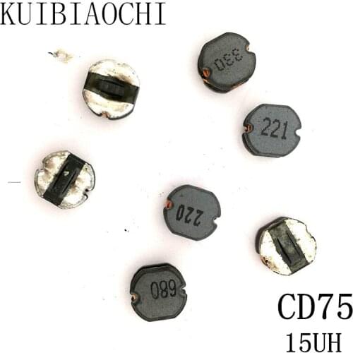 20pcs/LOT SMD Power Inductor CD75 15UH 150 7.8*7.0*5.0mm Unshielded winding inductor