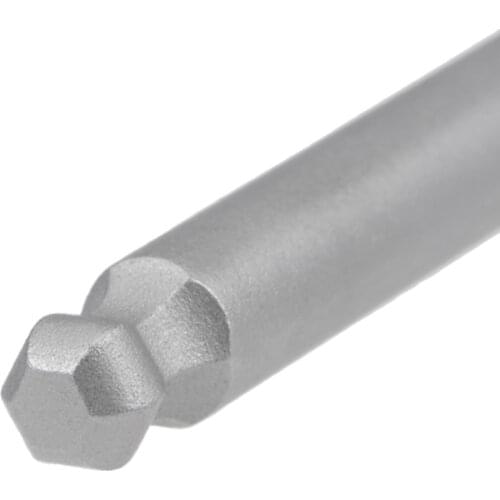 Uxcell 3 Pcs H5 (5mm) Ball End Screwdriver Bits S2 Steel Magnetic 2.6 Inch Long Drill Bit with 1/4 Inch Hex Shank for Drill