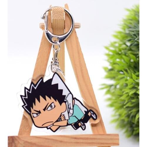 WL0938 Haikyuu!! Keychain Acrylic Cartoon Keyring Accessories
