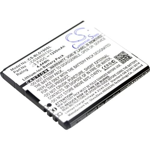 Cameron Sino Mobile SmartPhone Replacement Li-ion Battery 1200mAh For C534850130L BLU D190, Dash Jr 3g Free Tools