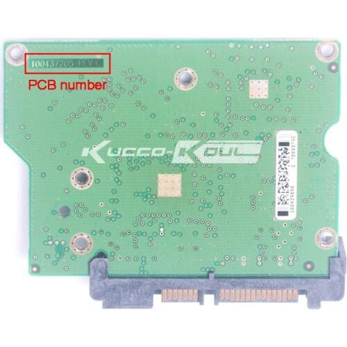 Hard drive parts PCB logic board printed circuit board 100437205 for Seagate 3.5 SATA hdd data recovery hard drive repair