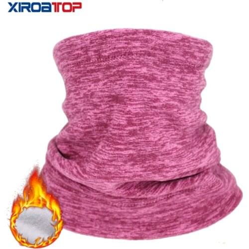 Winter Neck Warmer Bandana Tube Scarf Fleece Pipe Half Face Mask Sports Thermal Skiing Gaiter Hiking Cycling Snowboard Men Women