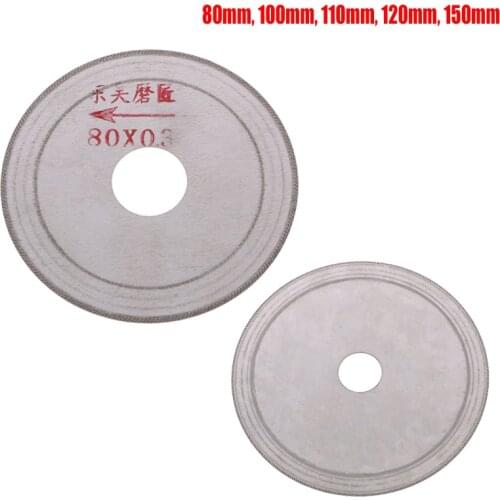 1pc Ultra-thin Diamond Saw Blade Slant Teeth Cutting Tools For Stone Agate Jade 80mm/100mm/110mm/120mm/150mm 2019New