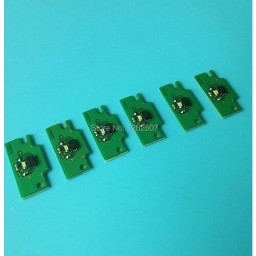 8Pcs per set SCC imported chip reset PFI 101 cartridge chips for Canon iPF 6000s Refill ink cartridge