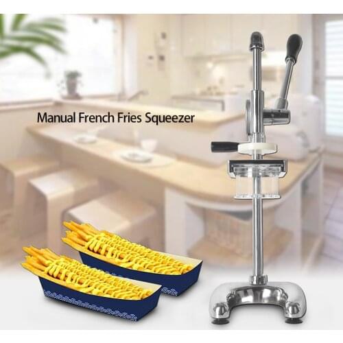 AM-28 Manual French Fries Squeezer Manual Long French Fries Squeezer French Fries Burger Shop French Fries Making Machine