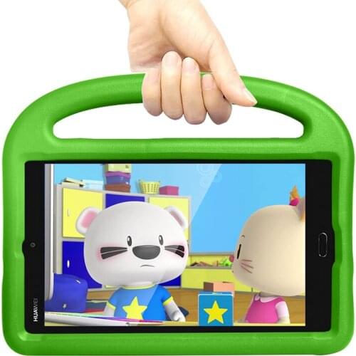 Kids Protective Cover for Huawei Matepad T8/M3 Lite 8.0 Shockproof Case with Handle Stand for Huawei T3 8.0 EVA Case+Pen