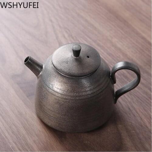Chinese Retro Stoneware teapots handmade ceramics Tea set Household filter Porcelain tea pot beauty kettle Tie Guanyin teaware