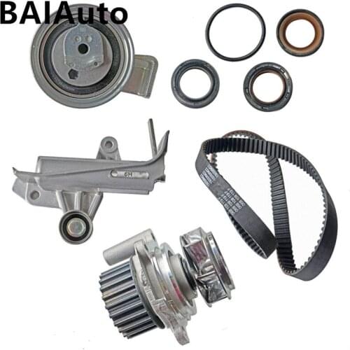 1 Set Water Pump/Damper/Roller/Timing Belt Kit For Audi A4 A4 Quattro Volkswagen Passat 06B 109 119 F 06A 121 011 H 038103085E