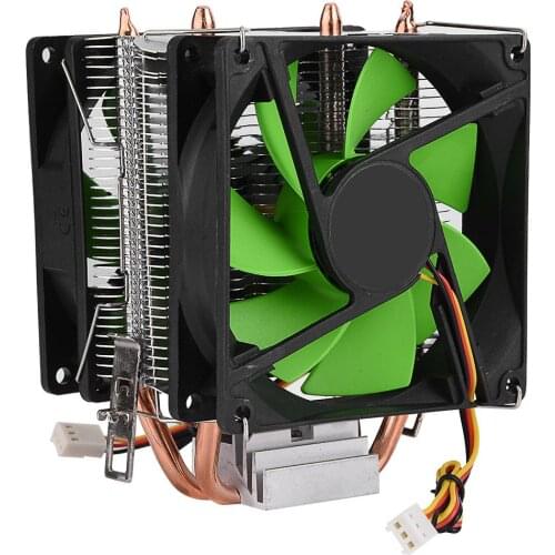 Computer CPU Cooler Heatsink Mute Cooling Fan for Intel l775 1155 1150 for AMD New