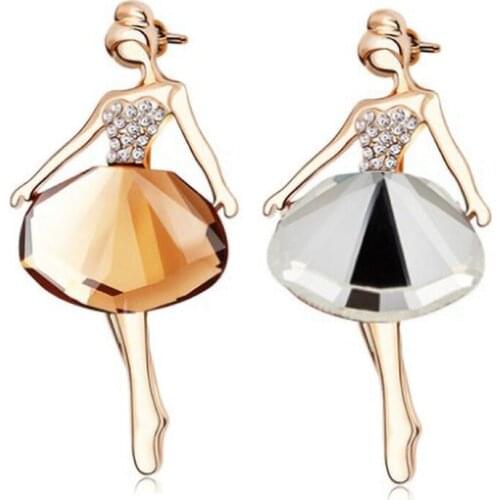 Fashion Women Brooches Ladies Girls Shaped Pin Clip Womens Clothes Accessories Female Elegant Brooches