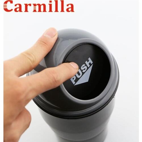 Carmilla New Car Trash Can Garbage Dust for Mitsubishi ASX Outlander Lancer Pajero for Mazda 2 3 5 6 Axela CX-5 ATENZA MX-5 RX-8
