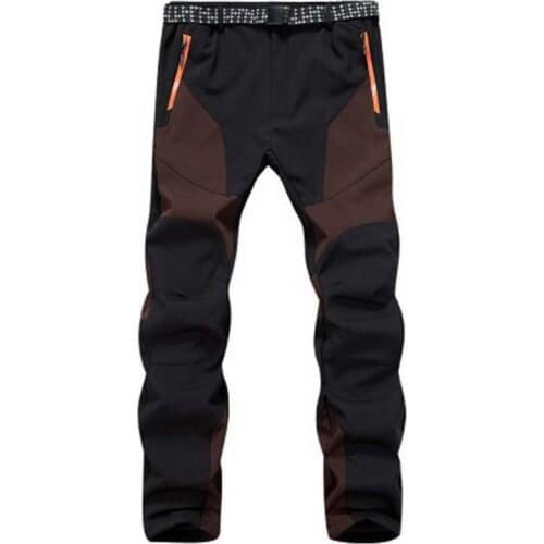 Unisex Men Women Winter Hiking Pants Waterproof Softshell Fleece Pants Sport Skiing Outdoor Pants Pantalon Trekking Hombre