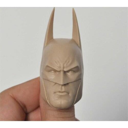 Unpainted 1/6 Scale Bat Head Sculpt Model For Action Figure Doll Soldier Accessories Painting Exercise No.230