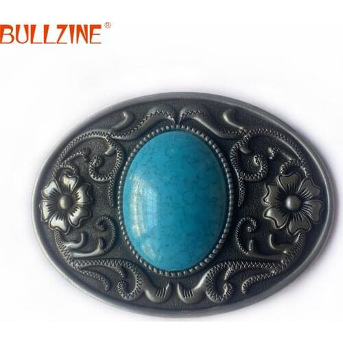 The Bullzine wholesale Playing card belt buckle with pewter finish FP-02951 suitable for 4cm width snap on belt
