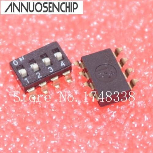 SMD DIP switch 4p 8pin 2.54mm DIP Switch Half Pitch DIP Switch