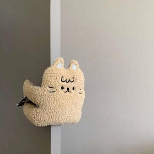 Cute Animal Shape Door Stopper PP Cotton Easy Installation Door Wedge for Kids
