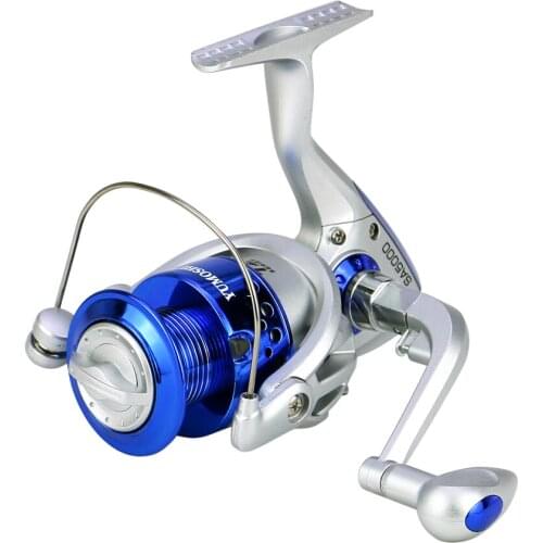 YUMOSHI SA1000-7000 Series Front and Rear Drag Spinning Reels Full Metal Spool Spinning Reels Fishing Coil Left/Right Hand Wheel