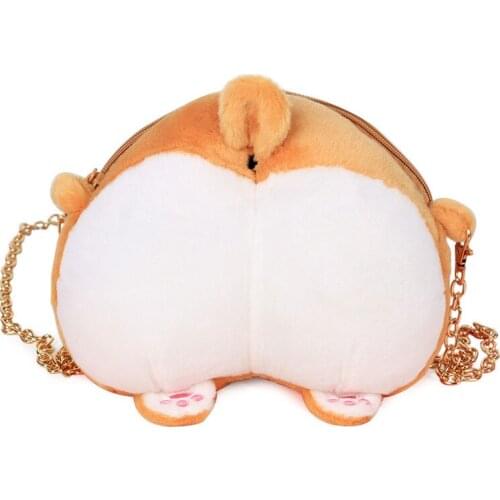 Corgi ass bag Shiba Inu dog Anime backpack Plush bag