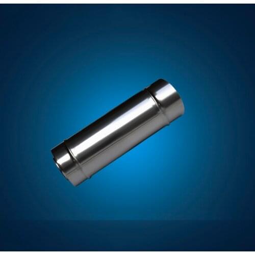 Exhaust pipe double layers heater pipe stove tube ventilation pipe gas burning part piping stainless steel 100*60mm 30cm