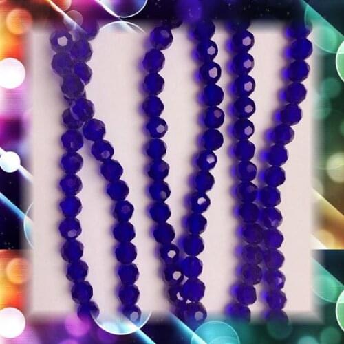 10mm 720pcs/bag Deep Blue Colour DIY Crystal Balls Beads Charms 32 Faceted Football Beads For DIY Bead Curtain