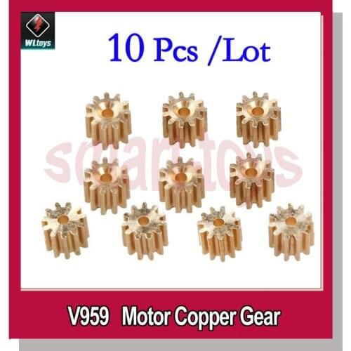 10Pcs V959 Pinion Gear Mount for Wltoys V959 V969 V979 V989 V999 RC Quadcopter Motor Parts