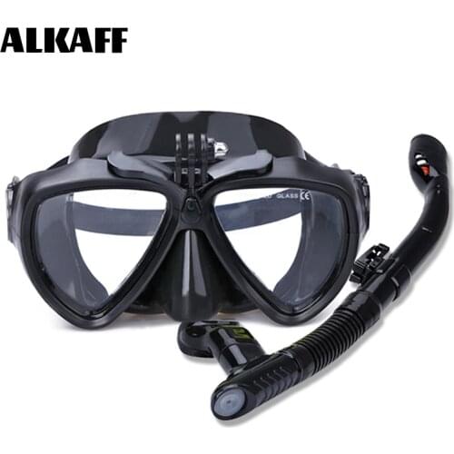 2021 full Face Scuba Diving Mask Myopia Anti Fog Goggles With Camera Mount Snorkeling Set Swimming mask deep water For Adult