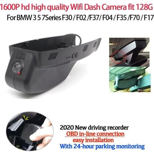 HD 1600P Car Video Recorder Dash Cam Camera For BMW 3 5 7Series F30 F02 F37 F04 F35 F70 F17 2010~2013 OBD easy installation