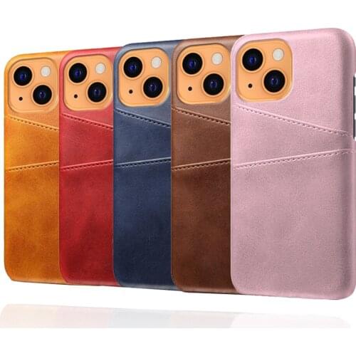 For iPhone 13 13pro 13mini Funda Credit Card Case Vintage PU Leather Wallet Cover For Apple iPhone 13 Pro Max Mini Capa Coque