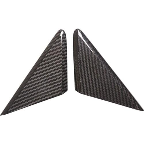 For Porsche 718/911 Exterior a Pillar Triple-cornered Decoration Frame Carbon Fiber for Porsche Accessories 2012-2018