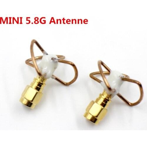 FPV Antenna 5.8G SMA / RP-SMA MINI Antenna for FPV Mini Video Transmission better than Snowman antenna