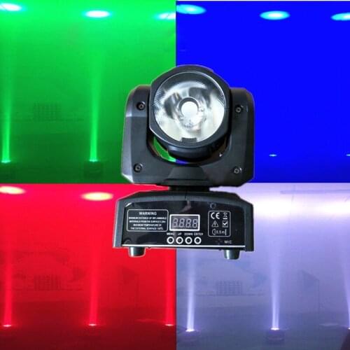 Hot sale Moving Head Stage Light 60W LED RGBW 8/16 Channels Moving Head Lamp Stage Beam Light DMX512 for DJ Show Bar Club Party