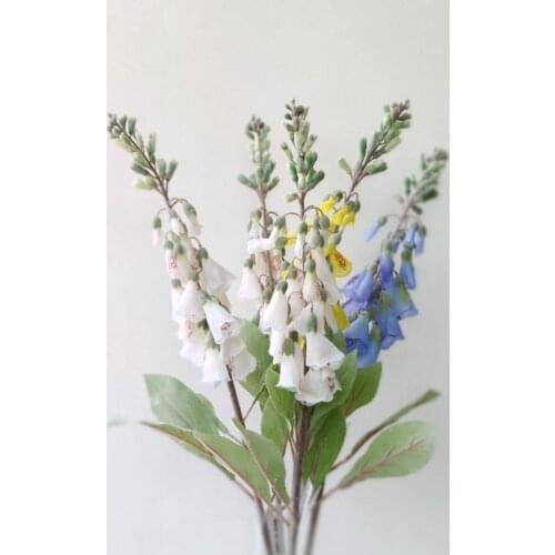 Simulation flowers foxglove landscaping materials small, flowers with good quality planting wool